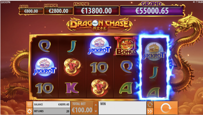 
                        The Quickspin universe expands with Dragon Chase, our first jackpot game                    