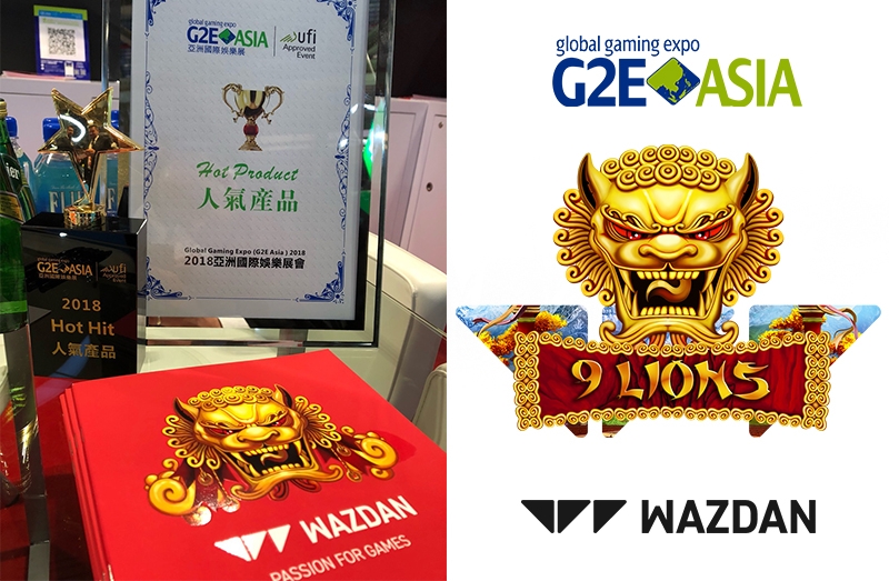 9 Lions slot won a Hot Product Award at G2E Asia