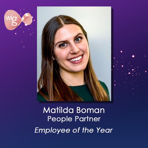 
                        Matilda Boman - Employee of the Year                    