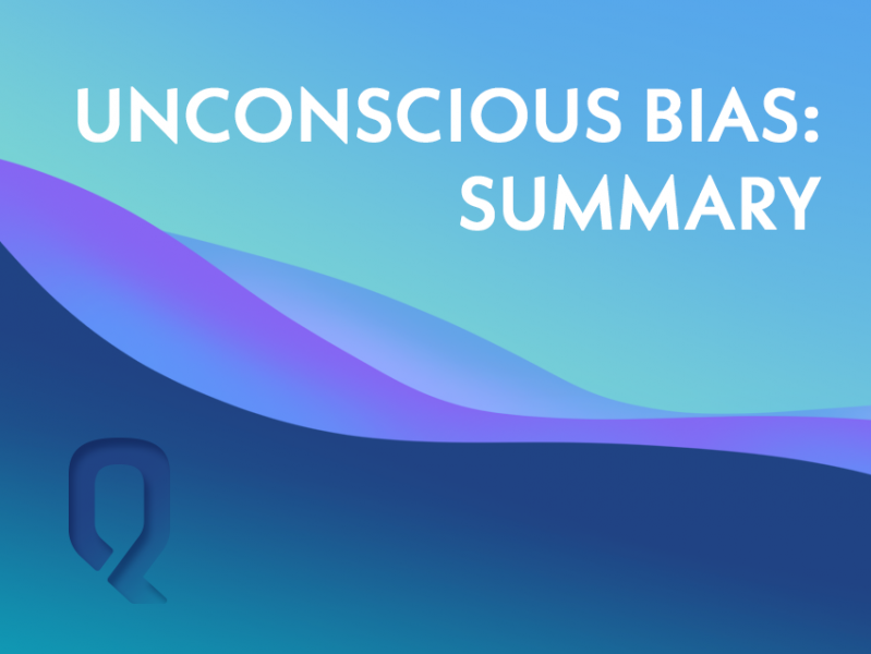 
                        Unconscious bias part 4: A short summary                    
