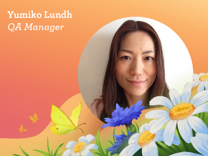 
                        Yumiko Lundh – QA Manager with a passion for fighting bugs                    