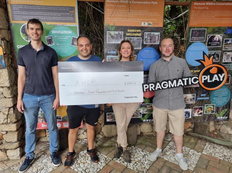 Pragmatic Play Gives Back with Donation to AWCP in Gibraltar