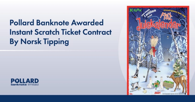 Pollard Banknote Awarded Instant Scratch Ticket Contract By Norsk Tipping