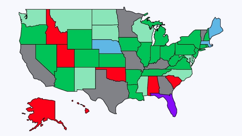 Sports Betting: States that have wagered the most