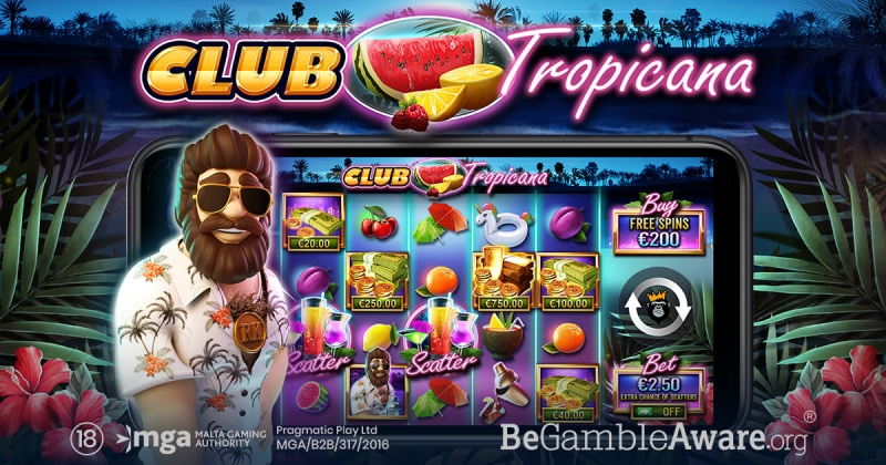 Pragmatic Play travels in Paradise with Club Tropicana
