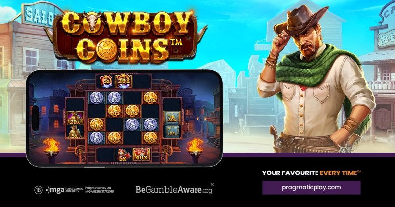 Pragmatic Play Heads West For Huge Wins In Cowboy Coins™