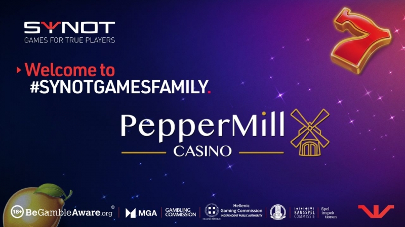 Synot Games Brings Its Powerful Content to PepperMill Casino in Belgium