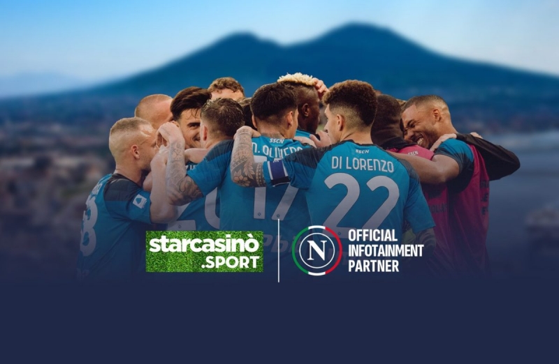 STARCASINÒ SPORT ANNOUNCED AS OFFICIAL INFOTAINMENT PARTNER OF SSC NAPOLI