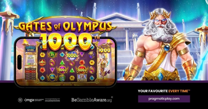 Pragmatic Play Adds Huge Multiplier in Slot Gates of Olympus 1000