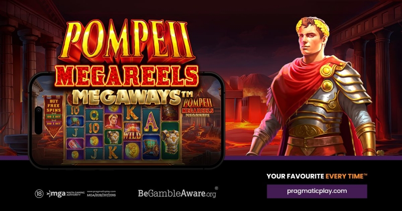 Pragmatic Play Releases the Pompeii Megareels Megaways™ Slot