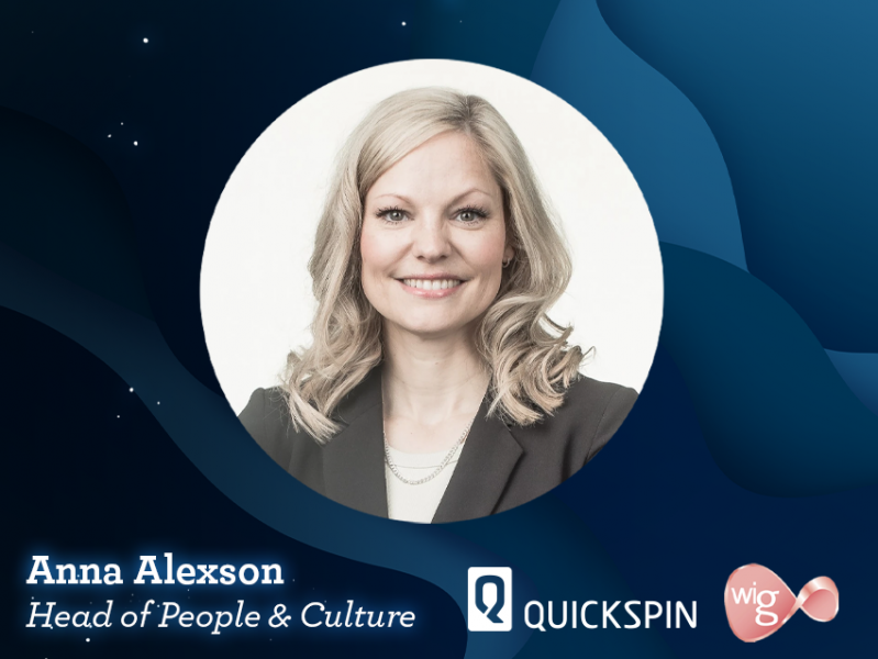 
                        Anna Alexson, Quickspin’s Head of People and Culture, reflects on Quickspin’s Nominations in Two Categories at the WiG Diversity Awards!                    
