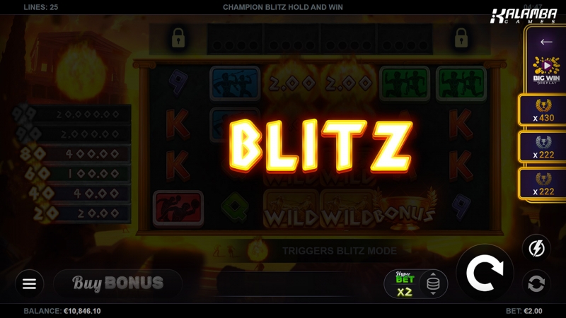 Champion Blitz Hold and Win out now!