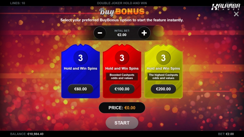 Double Joker Hold and Win out now!