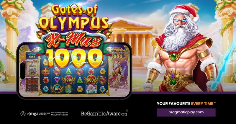 Pragmatic Play Releases the Gates of Olympus Xmas 1000 Slot