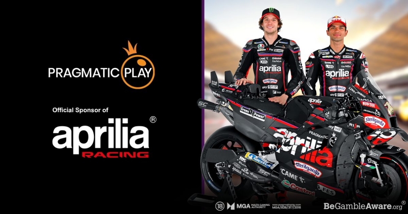 Pragmatic Play Takes Pole with Sponsorship of Team Aprilia Racing