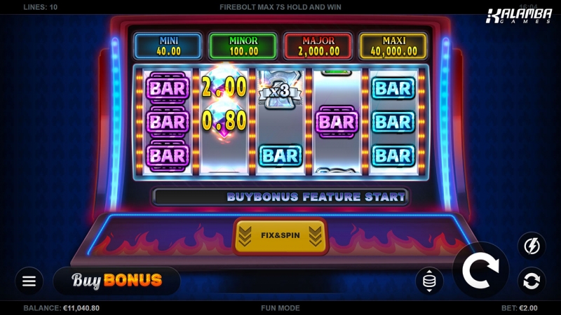 Firebolt Max 7s Hold and Win out now!