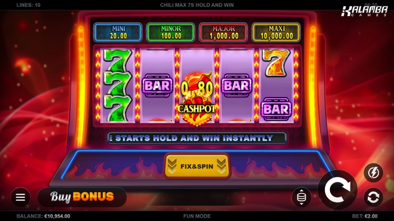 Chili Max 7s Hold and Win out now!