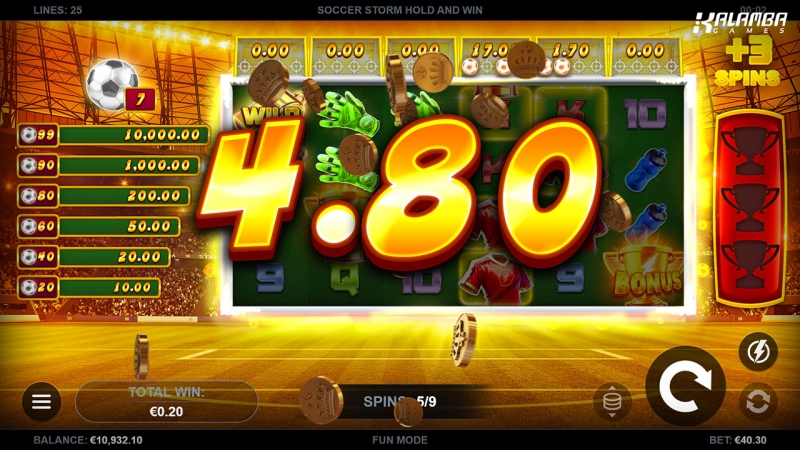 Soccer Storm Hold and Win out now!