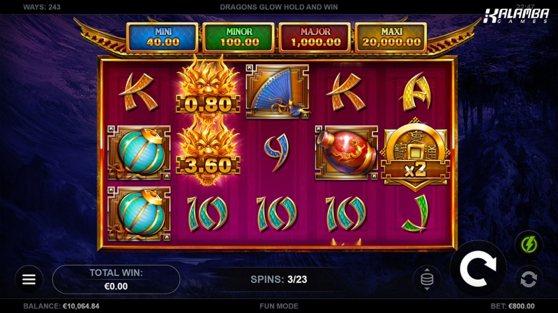 Dragons Glow Hold and Win out now!