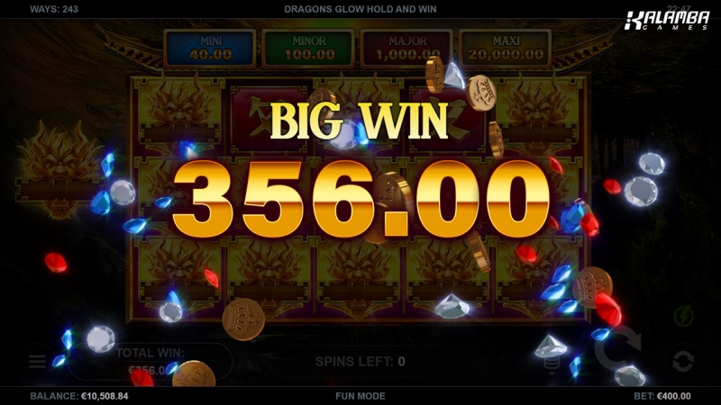 Dragons Glow Hold and Win out now!
