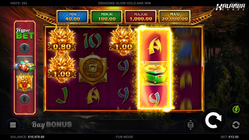 Dragons Glow Hold and Win out now!