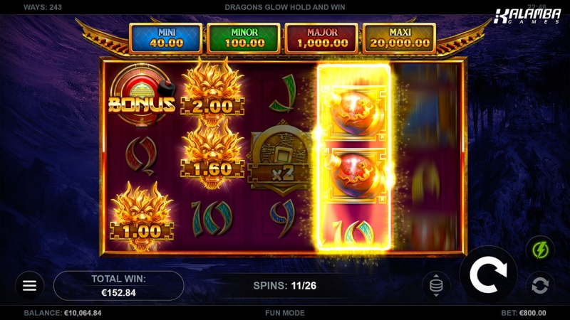 Dragons Glow Hold and Win out now!