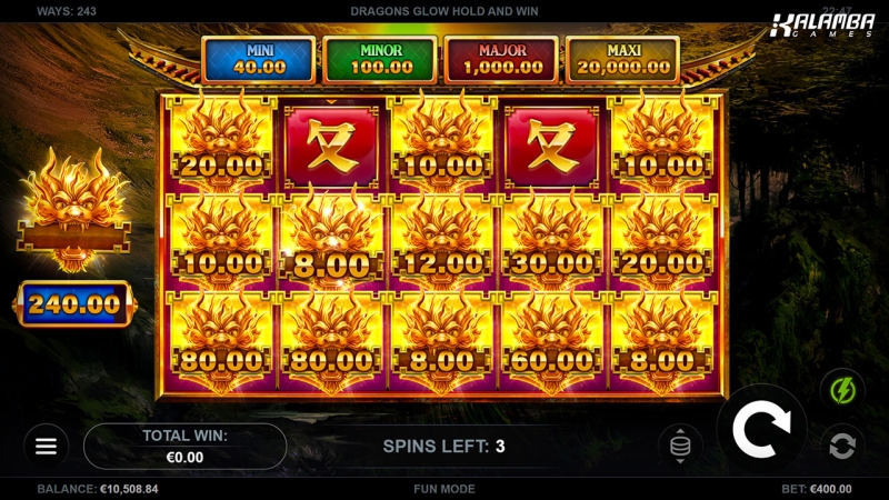Dragons Glow Hold and Win out now!