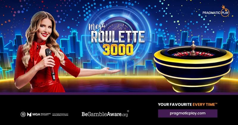 PRAGMATIC PLAY TRANSFORMS A LIVE CASINO CLASSIC IN MEGA ROULETTE 3000 - Pragmatic Play