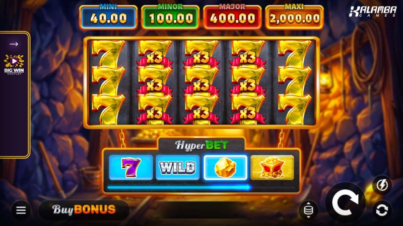 Bullion Rush 7s Hold and Win out now!