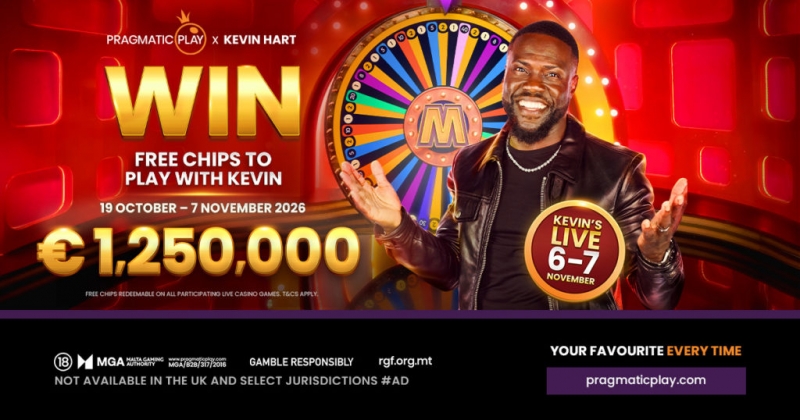 Pragmatic Play Kicks Off Countdown to Kevin Hart Event
