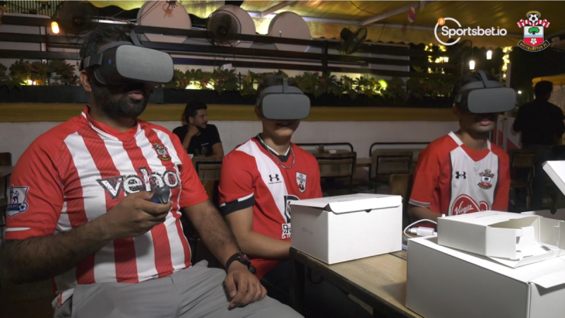 Southampton FC India Fan Club Members Get VR Matchday Experience From Sportsbet.io Fund